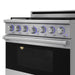 Thor Kitchen 36 Inch X Series Premium Professional Liquid Propane Range - close up