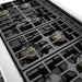 Thor Kitchen X Series 48-inch Professional Freestanding Gas Range - Liquid Propane - close up grates