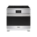 Thor Kitchen X Series  36-inch Professional Freestanding Induction Range - front lights on