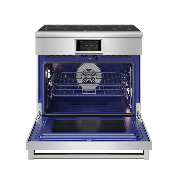 Thor Kitchen X Series  36-inch Professional Freestanding Induction Range - front open