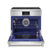 Thor Kitchen X Series  36-inch Professional Freestanding Induction Range - front open