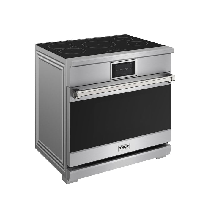Thor Kitchen X Series  36-inch Professional Freestanding Induction Range - left