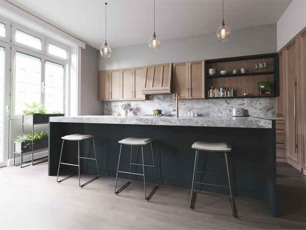 Zephyr AK95 Monsoon Mini II Insert Range Hood - Installed in Kitchen

