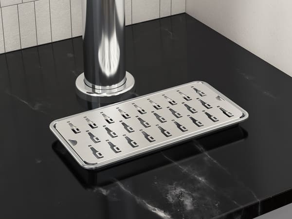 ZEPHYR Kegerator & Beverage Cooler featuring a built-in drip tray below the tap area, designed to catch spills and maintain a clean serving surface