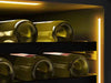 ZEPHYR PRW24F02CPB Built-In Dual Zone Wine Cooler with Amber LED Lighting