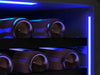 ZEPHYR PRW24F02CPB Built-In Dual Zone Wine Cooler with Deep Blue LED Lighting