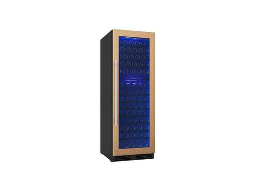 R PRW24F02CPG Built-In Dual Zone 24" Panel Ready Wine Cooler, Angled View