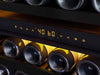 ZEPHYR PRW24F02CPG Built-In Dual Zone Wine Cooler with Amber Display