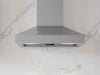 Front view of the ZEPHYR Podestà Wall Convertible Range Hood in modern stainless steel design