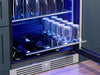 ZEPHYR Single Zone Beverage Cooler with adjustable glass shelf and airflow openings