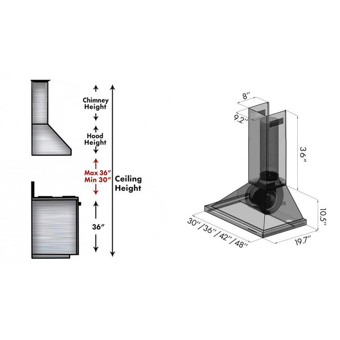 ZLINE 8KBS-48 range hood