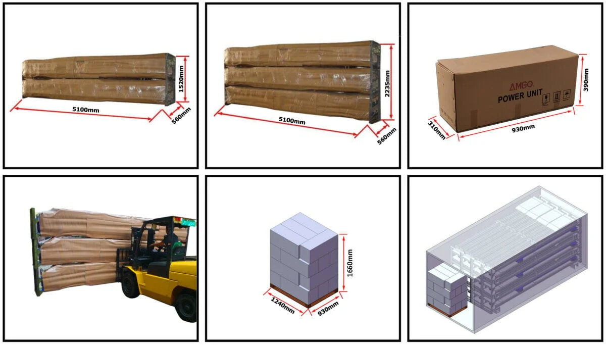AMGO PRO-12ASX 12,000 lb 4 Post Alignment Lift | Commercial Four Post Car Lift