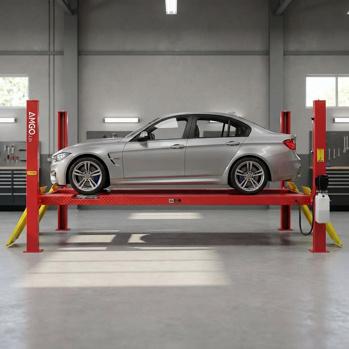 AMGO PRO-12SX Four Post Lift | 12,000 lb 4 Post Car Lift for Garage & Shops