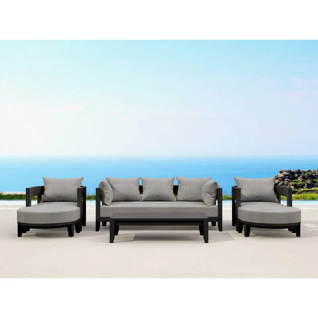 Anderson Teak 6-pc Coronado Aluminum Deep Seating Set - SET-171-AL