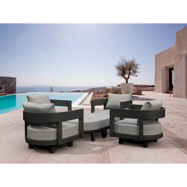 Anderson Teak 6-pc Coronado Aluminum Deep Seating Set - SET-174-AL