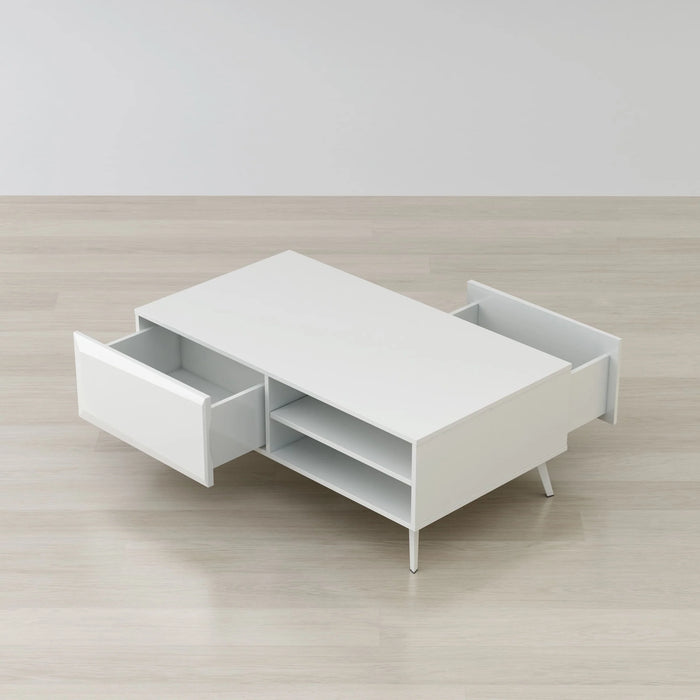 Anderson Teak Altus 43" Coffee Table Gloss White - CTLW-043