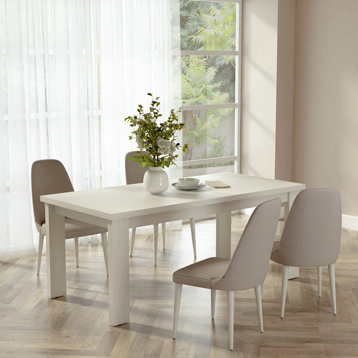 Anderson Teak Brentford Dining Table White - TB-BW-19090