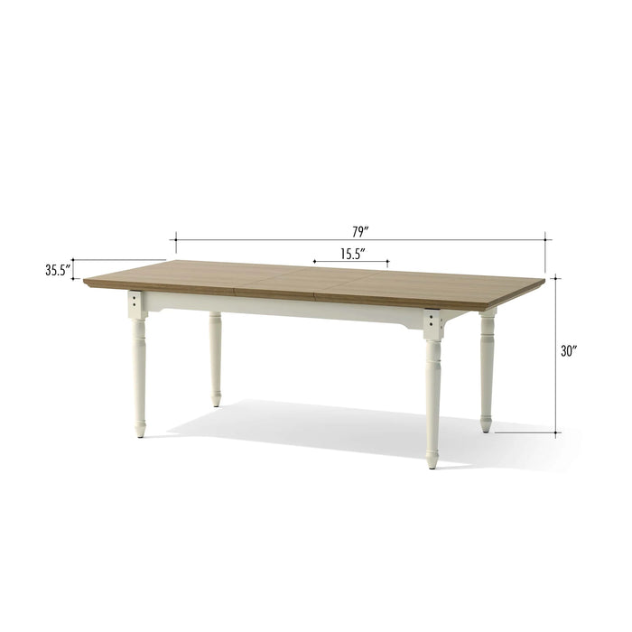 Anderson Teak Chenon Extension Dining Table - TBX-7990DT