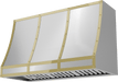 ZEPHYR Forte Hood Banding Kit, 48in, Polished Gold Finish (BKFT48APG)