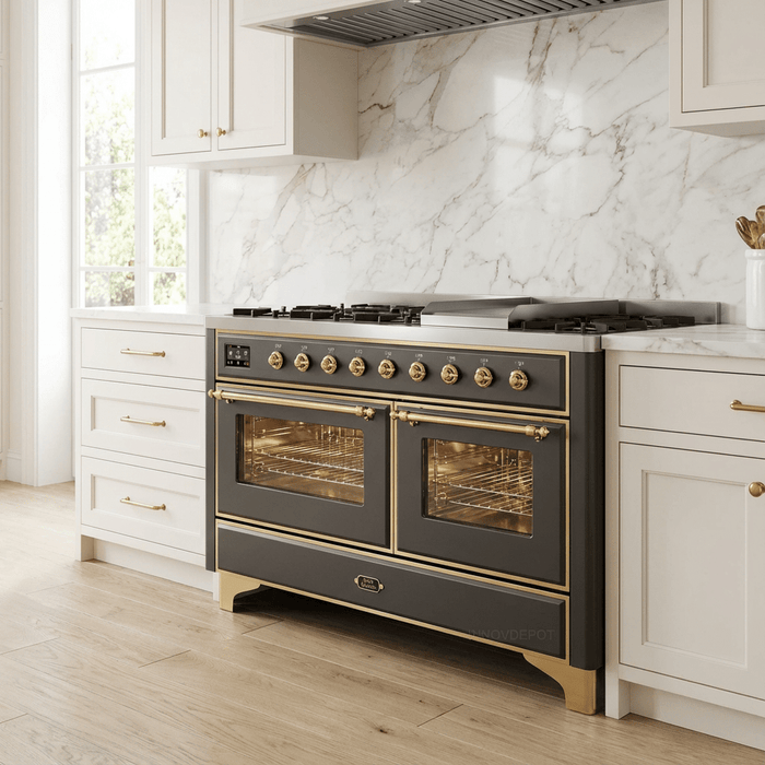 ILVE Majestic 60 Inch Dual Fuel Range UM15FD