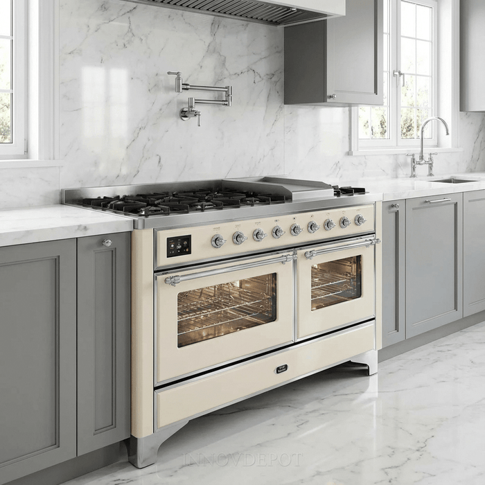 ILVE Majestic 60 Inch Dual Fuel Range UM15FD