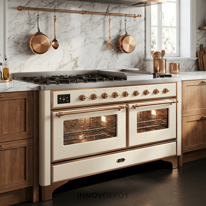 ILVE Majestic 60 Inch Dual Fuel Range UM15FD