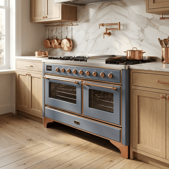 ILVE Majestic 60 Inch Dual Fuel Range UM15FD