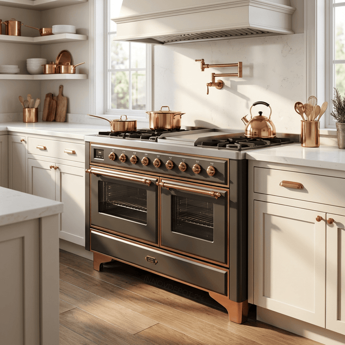 ILVE Majestic 60 Inch Dual Fuel Range UM15FD