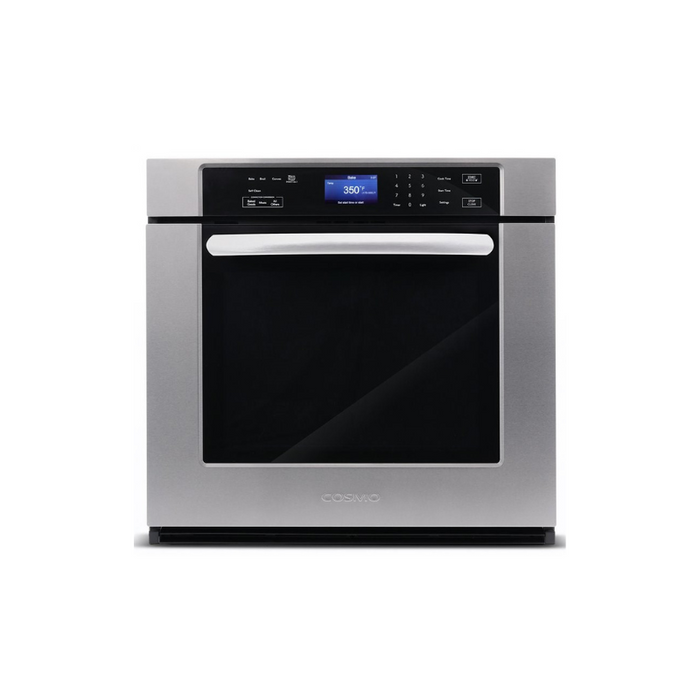 Cosmo 30 in. 5 cu. ft. Single Electric Wall Oven with True European Convection and Self Cleaning in Stainless Steel - COS-30ESWC