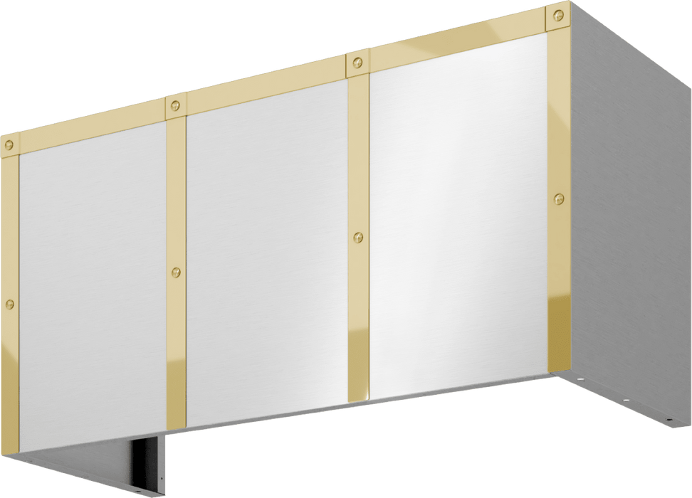 ZEPHYR Forte Duct Cover Banding Kit, 36in x 18in, Polished Gold Finish (BKDC13618APG)