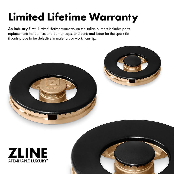 ZLINE 36 in. Classic Gas Rangetop with 6 Burner DuoPro™ Cooktop in Stainless Steel (PCRT36)