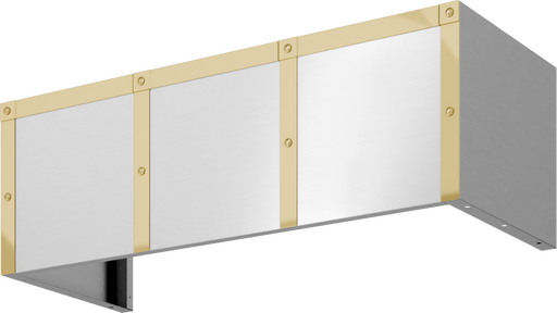 ZEPHYR Forte Duct Cover Banding Kit, 48in x 12in, Polished Gold Finish (BKDC14812APG)