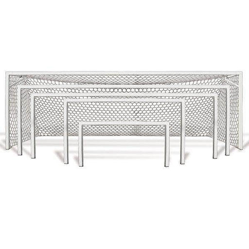 First Team Golden Goal 44 Square Aluminum Permanent Soccer Goal - PrimeFair