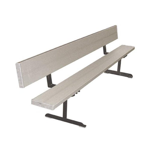 First Team Teammate Portable Player Bench with Backrest TEM-PB-8-B - PrimeFair