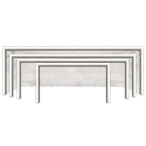 First Team World Class 40 Round Aluminum Permanent Soccer Goal - PrimeFair