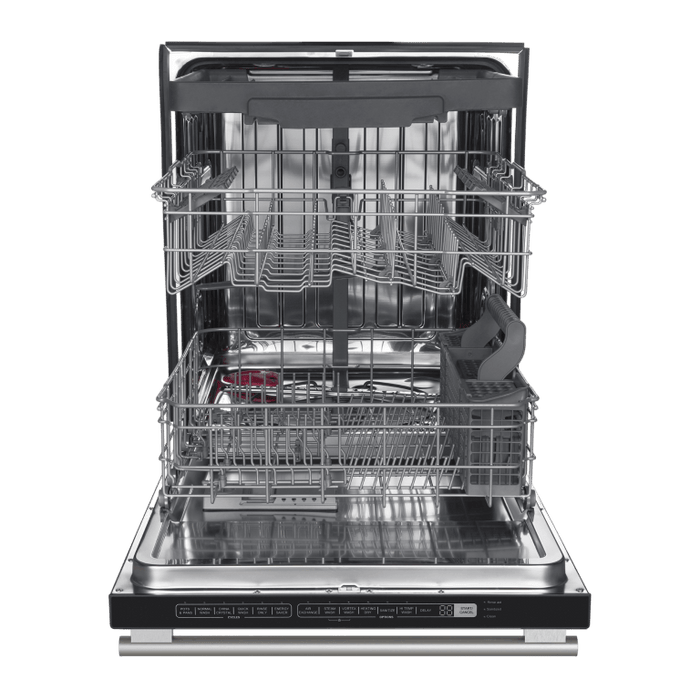 FORNO 24” Pozzo Built-in Dishwasher with additional Antique Brass handles - FDWBI8067-24