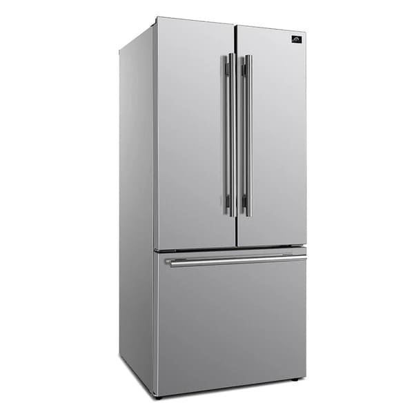 FORNO 2-Piece Appliance Package - 30-Inch Electric Range and 30-Inch French Door Refrigerator in Stainless Steel FBDL-013-05CAUS