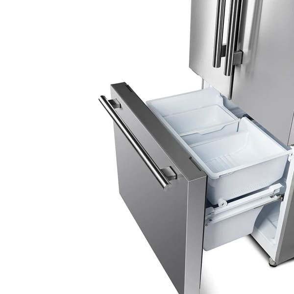 FORNO 2-Piece Appliance Package - 36-Inch Electric Range and 30-Inch French Door Refrigerator in Stainless Steel FBDL-013-10CAUS