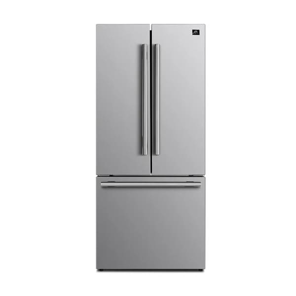 FORNO 2-Piece Appliance Package - 30-Inch Induction Range and 30-Inch French Door Refrigerator in Stainless Steel FBDL-014-05CAUS