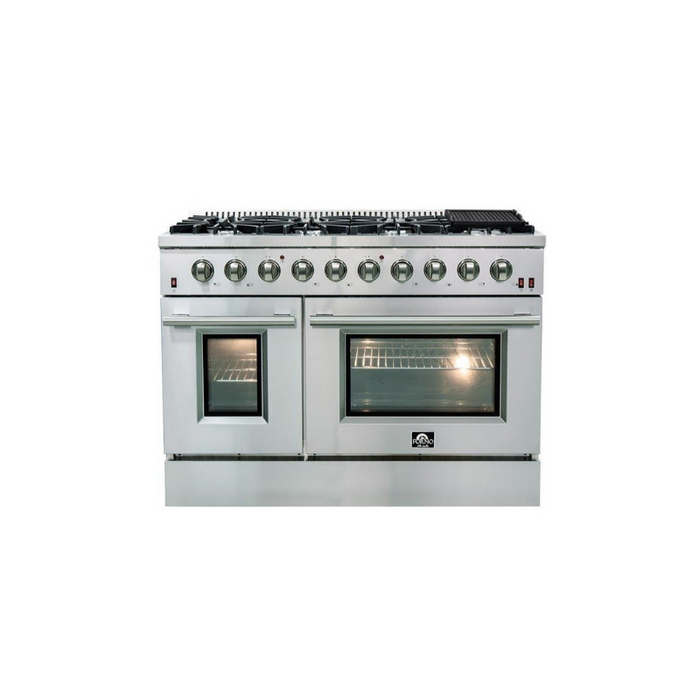 Forno 48" Vittorio Freestanding Gas Range with Double Oven - FFSGS6244-48