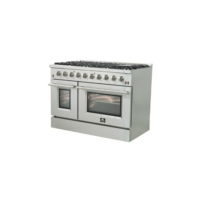 Forno 48" Vittorio Freestanding Gas Range with Double Oven - FFSGS6244-48