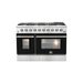 FORNO Vittorio - Gold Professional 48" Freestanding Colored Door Gas Range FFSGS6244-48RED