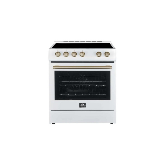 Forno Leonardo Espresso 30-Inch Electric Range with 5.0 cu. Ft. Electric Oven - FFSEL6012-30