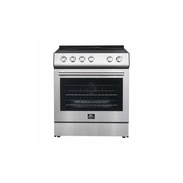 Forno Leonardo Espresso 30-Inch Electric Range with 5.0 cu. Ft. Electric Oven - FFSEL6012-30