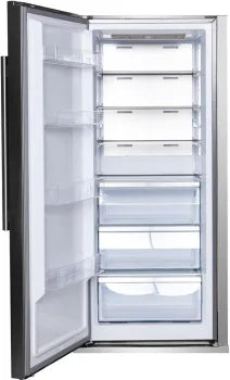 Forno Maderno 26.7" Left Swing Convertible Upright Refrigerator/Freezer Stainless Steel 13.6 cu.ft 