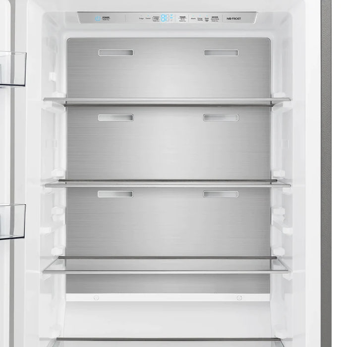 FORNO Maderno 32-Inch 13.6 cu.ft. Left Swing Convertible Refrigerator/Freezer Built-In with Decorative Grill Trim - FFFFD1722-32LS