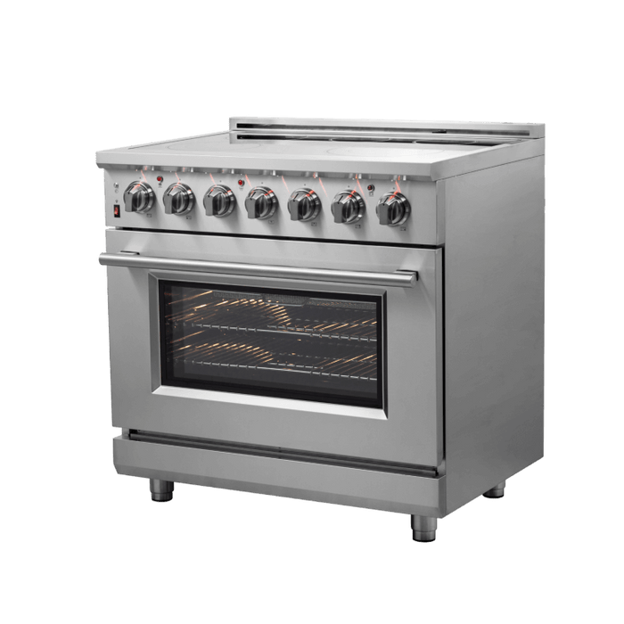 FORNO Massimo 36" Freestanding Chef Door Electric Range - FFSEL6020-36