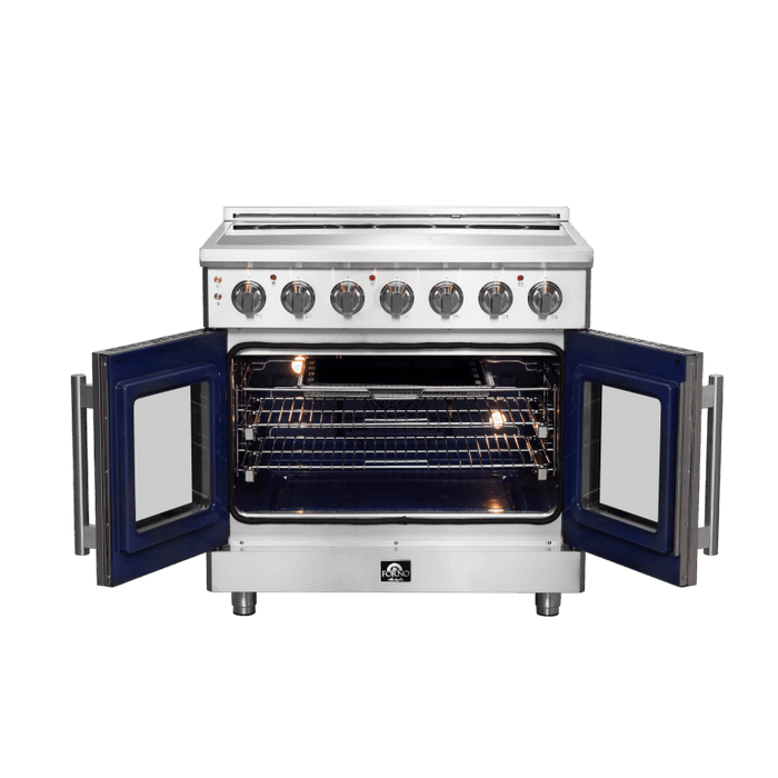 FORNO Massimo 36" Freestanding French Door Electric Range - FFSEL6955-36