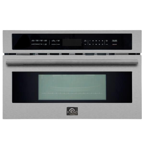 FORNO Oliena 30″ 1750 Watt Compact Oven & 1000 Watt Microwave, 1.6 cu. ft - FMWDR3093-30