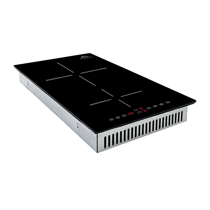 FORNO Parco 12-Inch Induction Cooktop, 2 Zones, 9 Power Levels & Booster Function - FCTIN0583-12